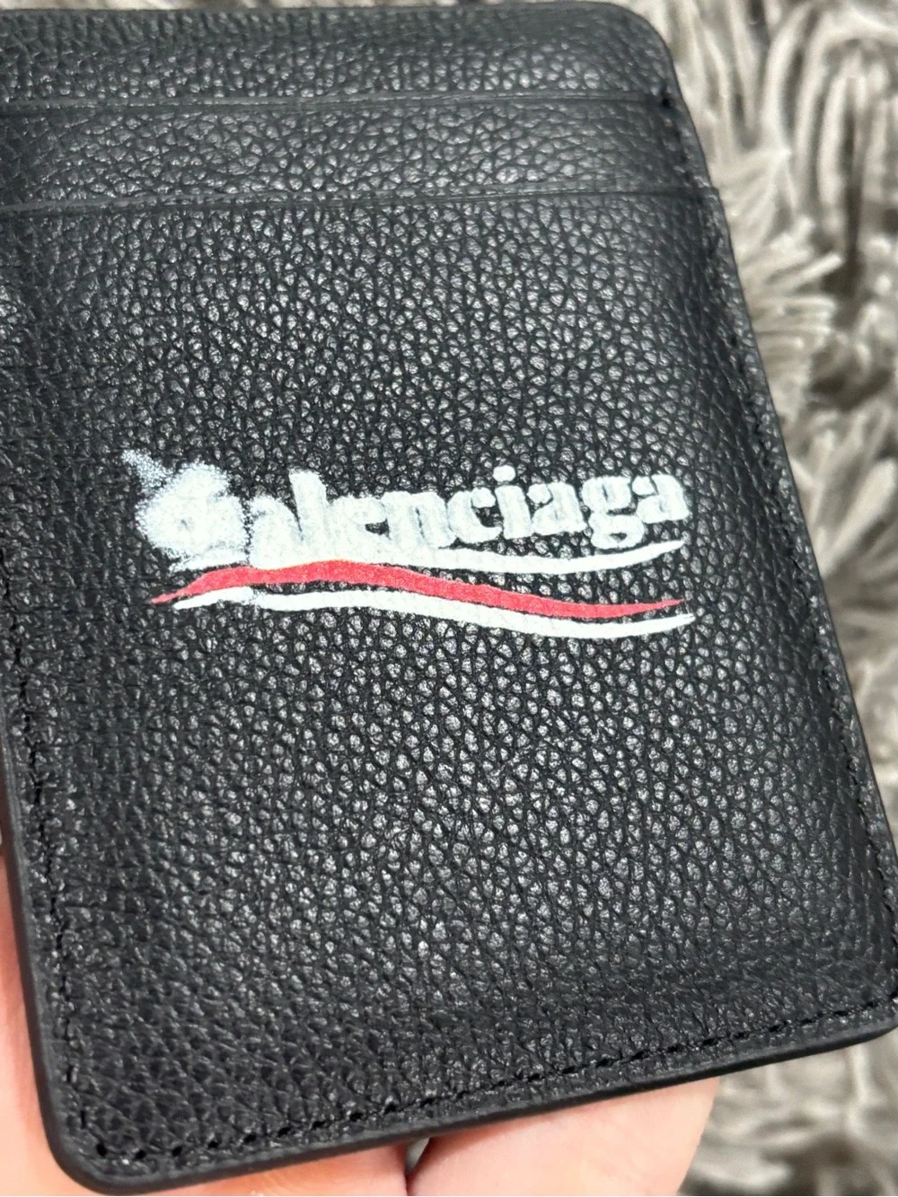 Balenciaga Faded Political Cardholder